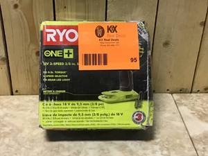 RYOBI ONE 18V Cordless 38 in. 3-Speed Impact Wrench (Tool Only) Customer Returns See Pictures