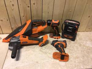 lot 19 image: MIX LOT OF RIDGID TOOLS  USED IN GOOD CONDITION &nbspCustomer Returns See Pictures