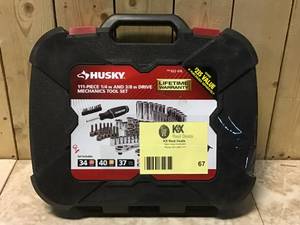 lot 67 image: Husky Mechanics Tool Set (119-Piece) &nbspCustomer Returns See Pictures