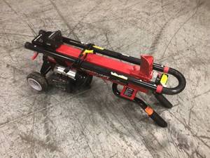 lot 101 image: 6 Ton 15 Amp Electric Log Splitter by PowerSmart Customer Returns See Pictures