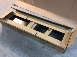 lot 114 image: Ready-to-Assemble 24-Gauge Steel Freestanding Garage Cabinet in Black (30 in. W x 72 in. H x 18 in. D) by Husky Customer Returns See Pictures