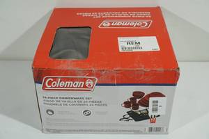 lot 8 image: Coleman 24 Piece Dinnerware Set