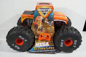lot 15 image: NEW Monster Jam Mega El Toro Loco RC Truck
