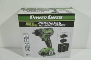 lot 33 image: Power Smith 20V Max Brushless 12 Impact Wrench