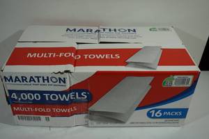 lot 57 image: Marathon Multi-Fold Towels - 4000 Count