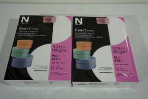 lot 79 image: Neenah Exact Index Premium Cardstock - White