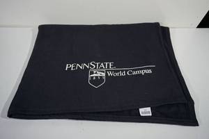 lot 115 image: Penn State World Campus Throw Blanket
