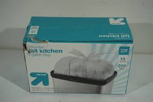 lot 85 image: Up & Up Unscented Tall Kitchen Bags - 200 Count