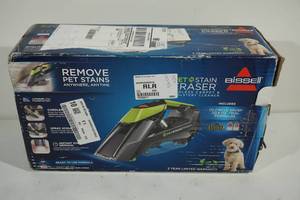 lot 108 image: Bissell Pet Stain Eraser Cordless Carpet and Upholstery Cleaner