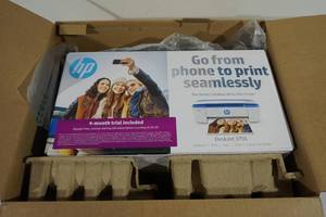 lot 142 image: HP DeskJet 3755 Inkjet Printer