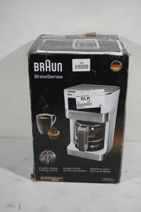 lot 166 image: Braun BrewSense 12 Cup Drip Coffee Maker