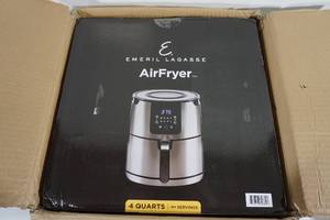 lot 185 image: NEW Emeril Lagasse 4 Quart Air Fryer