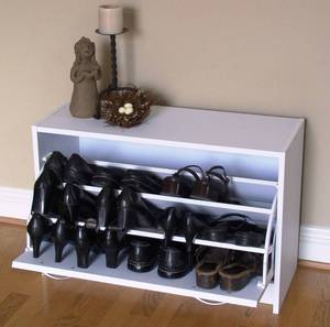 lot 219 image: 4D Concepts Deluxe Shoe Cabinet