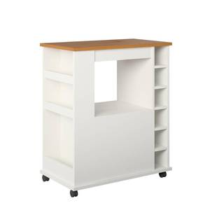 lot 223 image: Ameriwood Home Williams Kitchen Cart - White