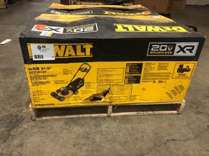 LOT Of 2 DEWALT 21.5 in. 20-Volt MAX Lithium-Ion Cordless Battery Walk Behind Self Propelled Mower open box customer return see pictures