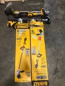 Lot of 2 DEWALT 20V MAX Lithium-Ion Brushless Cordless String Trimmer in good condition review all pictures