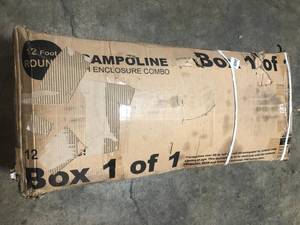 12 ft Trampoline Combo Kit Box 1 of 1 (open box) review all pictures