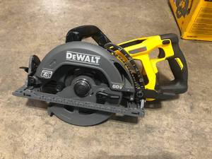 Dewalt 60V MAX 7-14 (184mm) Worm Drive Style Saw With Brake (new) does not include battery review all pictures