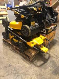 Pallet of Dewalt Lawn Mowers open box (please review all pictures)