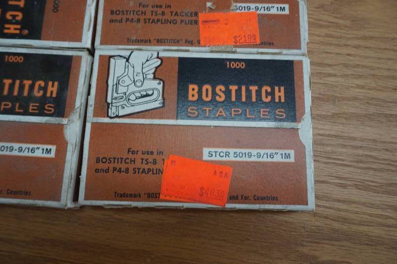 lot 49 image: 7 packages of Bostitch staples 916...