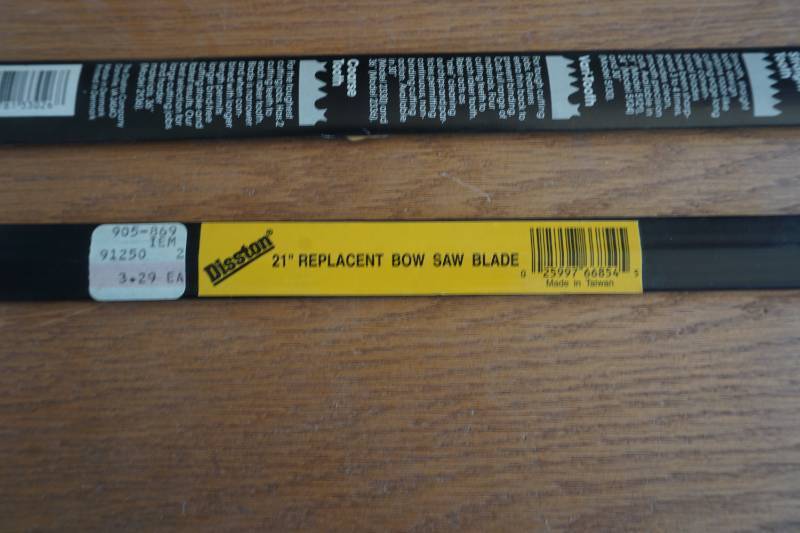 lot 102 image: bow saw blades