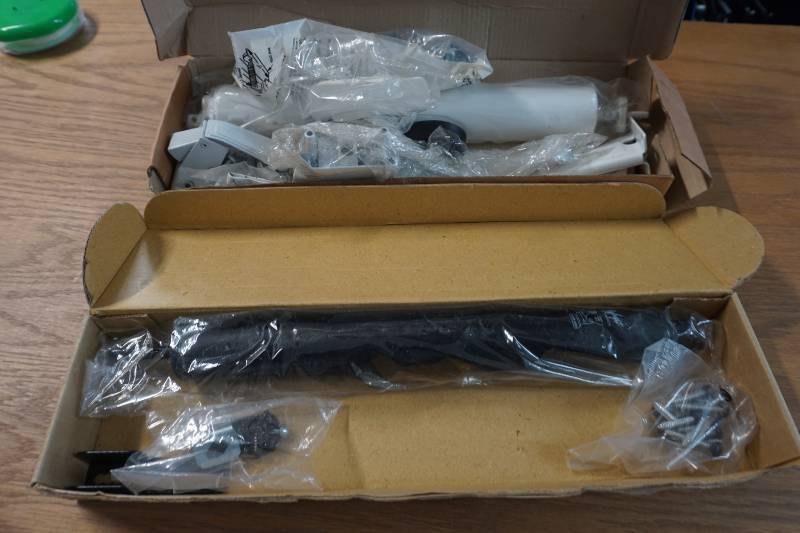 lot 1027 image: storm door hardware