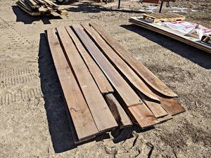 Large Lot of BLACK WALNUT Boards - About 70 BD FT - Longest is 137 and Widest is about 7 - All are 1 Thick - Kiln Dried - Not Planed