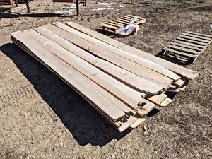 Large Lot of MAPLE Boards - About 144 BD FT - Longest is 112 and Widest is about 8 - All are 78 Thick - Kiln Dried - These Have Been Planed