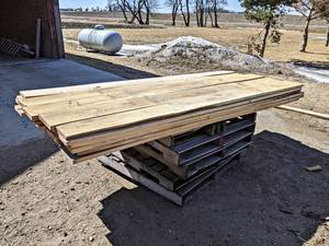 Large Lot of SOFT MAPLE Boards - About 150 BD FT - Longest is 8 and Widest is about 7.5 - All are 1 Thick - Kiln Dried - Not Planed