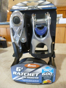 lot 66 image: Titan 6 Ratchet Tie Downs