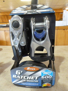 lot 68 image: Titan 6 Ratchet Tie Downs
