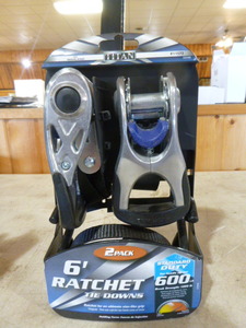 lot 73 image: Titan 6 Ratchet Tie Downs