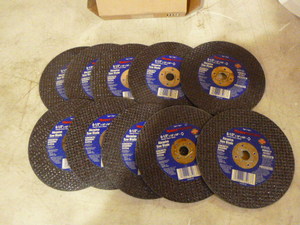lot 96 image: 10 Master Mechanic Abrasive Saw Blades