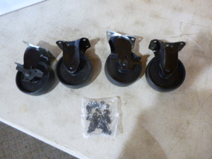 lot 129 image: Set of Casters