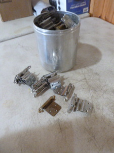 lot 148 image: Can Full of Cupboard Door Hinges