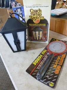 lot 162 image: Coach Whip Lantern and Bug Zapper