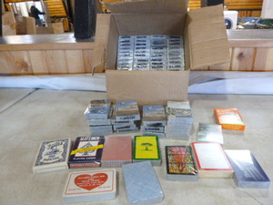 lot 273 image: Box Full of Decks of Playing Cards
