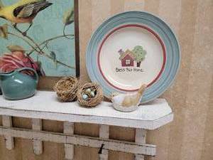 lot 217 image: Charming White Picket Fence Wall Display Collection