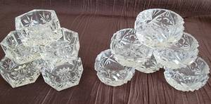 lot 175 image: Collection of 12 Glass Open Salt Cellars