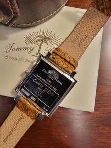 lot 83 image: Tommy Bahama Mens Sterling and Steel Watch
