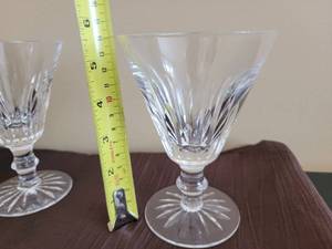 lot 20B image: Waterford Crystal Eileen Water Goblets Glasses  13