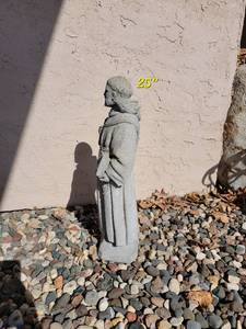 lot 334 image: Concrete St Francis Garden Sculpture