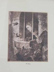 lot 51 image: The Captive Framed Lithograph