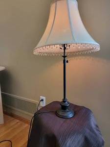 lot 108 image: Contemporary Table Lamp with Extending Stem