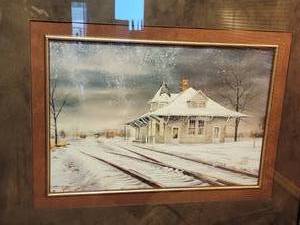 lot 58 image: Liberty Depot Framed Print by William Mangum