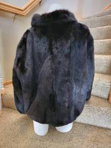 lot 61 image: Reversible Mink and Leather Ladies Jacket