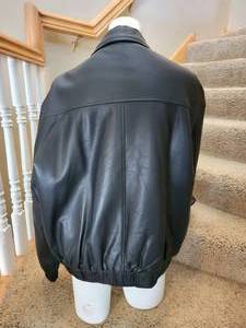 lot 62A image: Mens XL Coach Leather Jacket