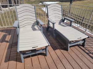 lot 8B image: Perfect Choice Deck Lounger Set