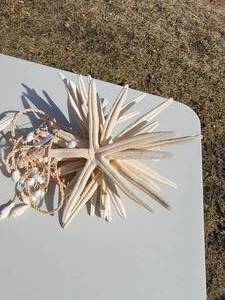 lot 311 image: 42 Pre-Lit Tree & Starfish Christmas Ornaments