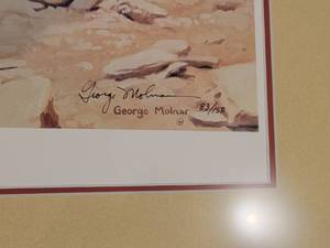 lot 120 image: Red Rock Rodeo Large Print signed by George Molnar